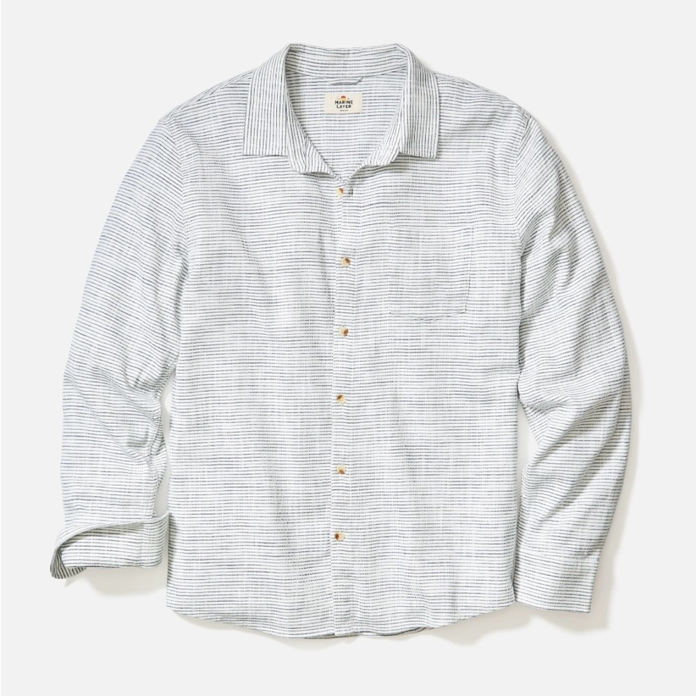 Marine Layer Men's Striped Button-Down Shirt